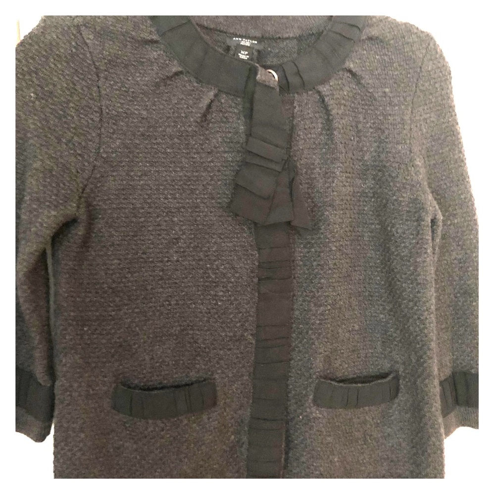 Ann Taylor front button sweater